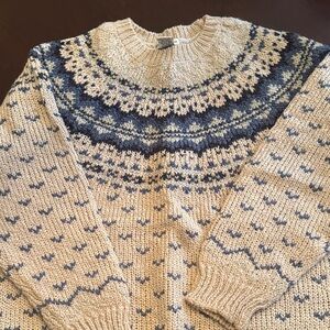 Cozy Knit Patterned Sweater
